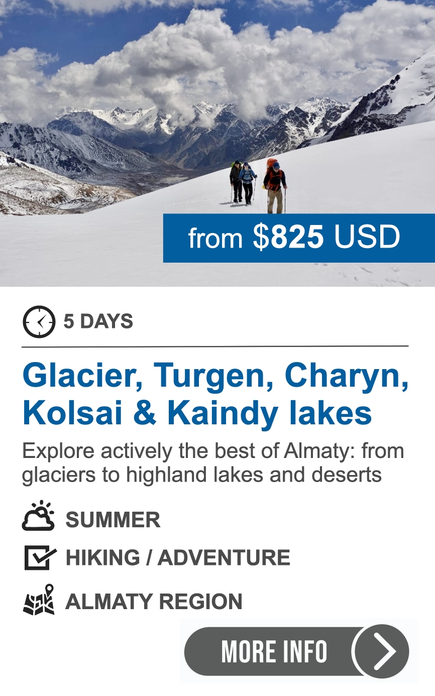5-Day Private Summer Hiking & Adventure Package — Almaty Region 5-Day Summer Hiking & Adventure Tour by Almaty Region
