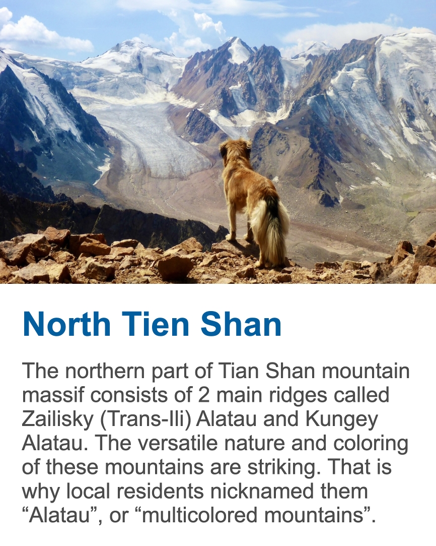 Tien Shan glaciers Tien Shan glaciers near Almaty, Northern Tien Shan mountains, Kazakhstan